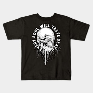 Skull Head Melt Kids T-Shirt